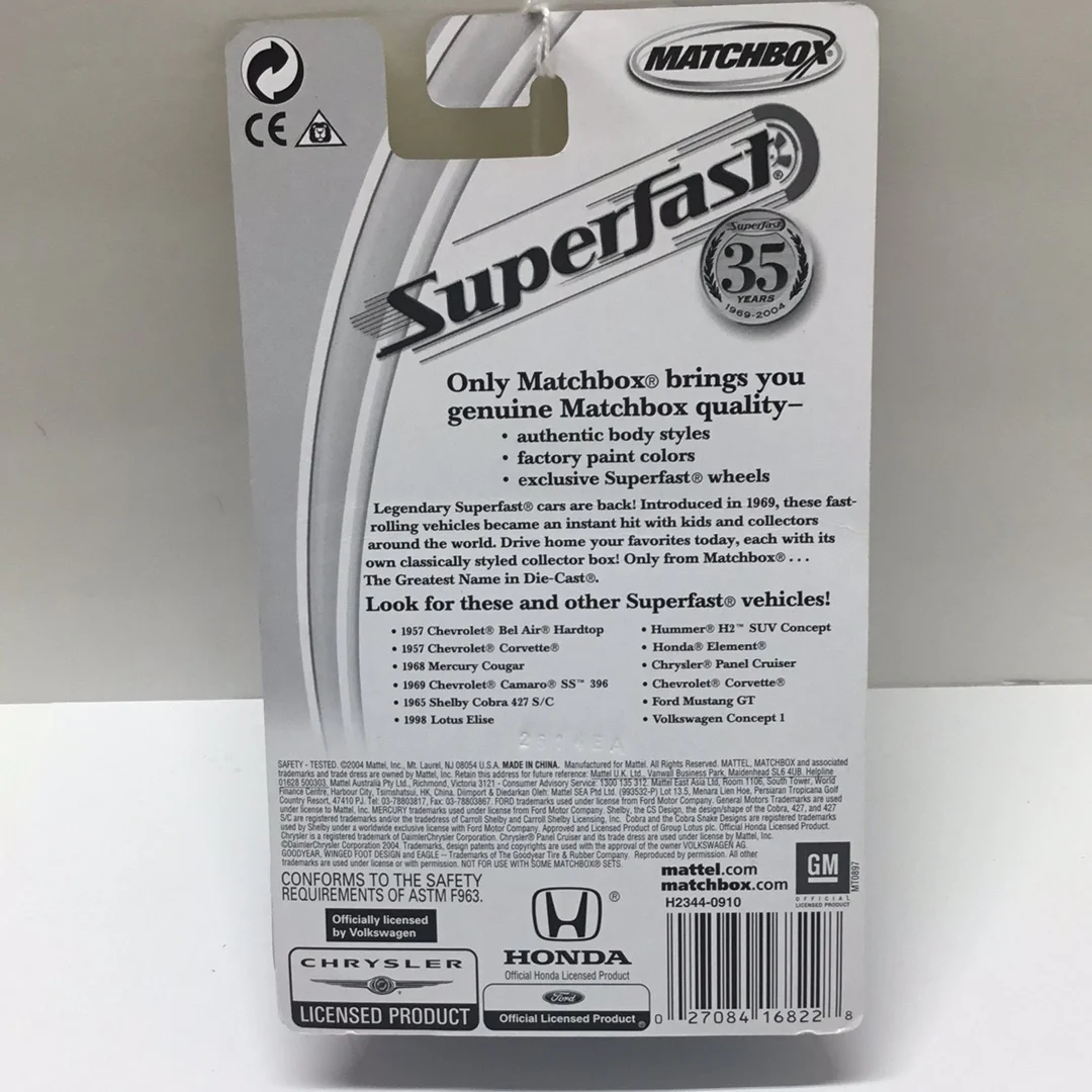 Matchbox Superfast #45 Chrysler Panel Cruiser blue limited to 15,000 174A - Image 4