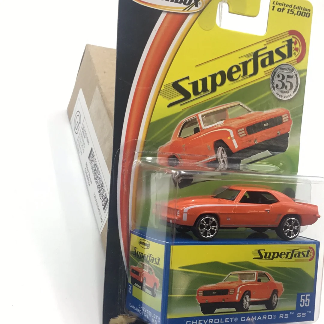 Matchbox Superfast #55 1969 Chevrolet Camaro RS SS orange limited to 15,000 S2 - Image 3