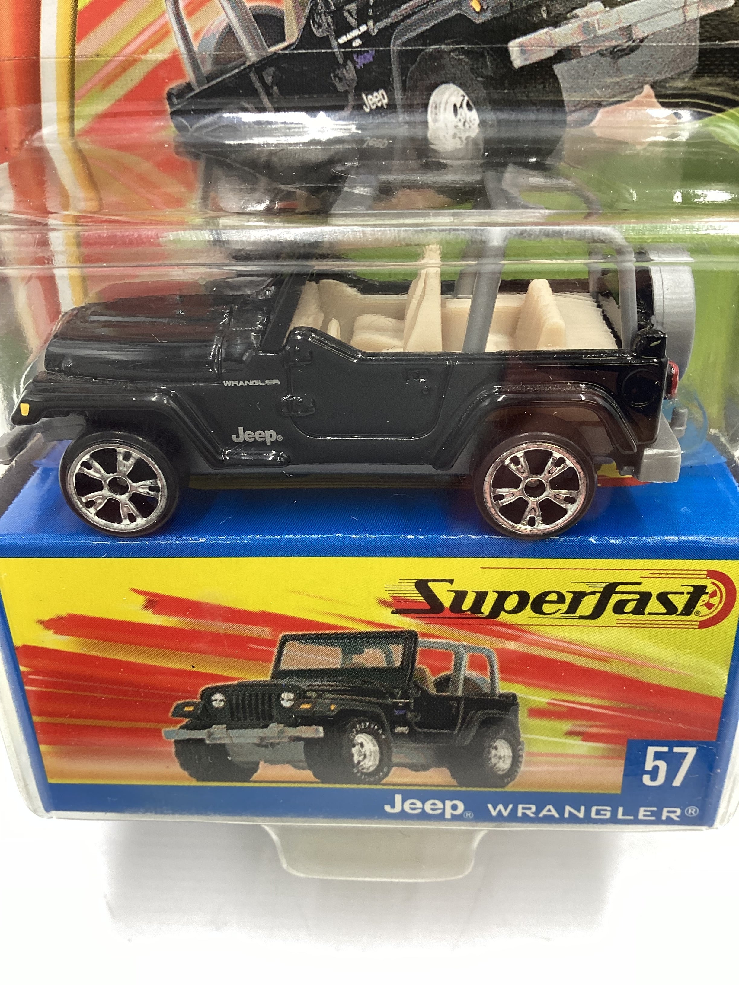 Matchbox Superfast #57 Jeep Wrangler Black 172B - Image 3