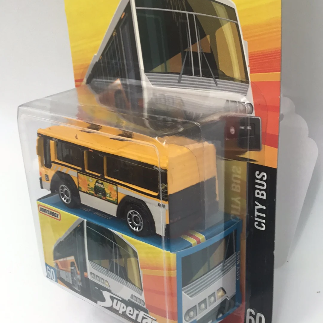 Matchbox Superfast #60 City Bus  yellow Limited to 15,500 174E - Image 3