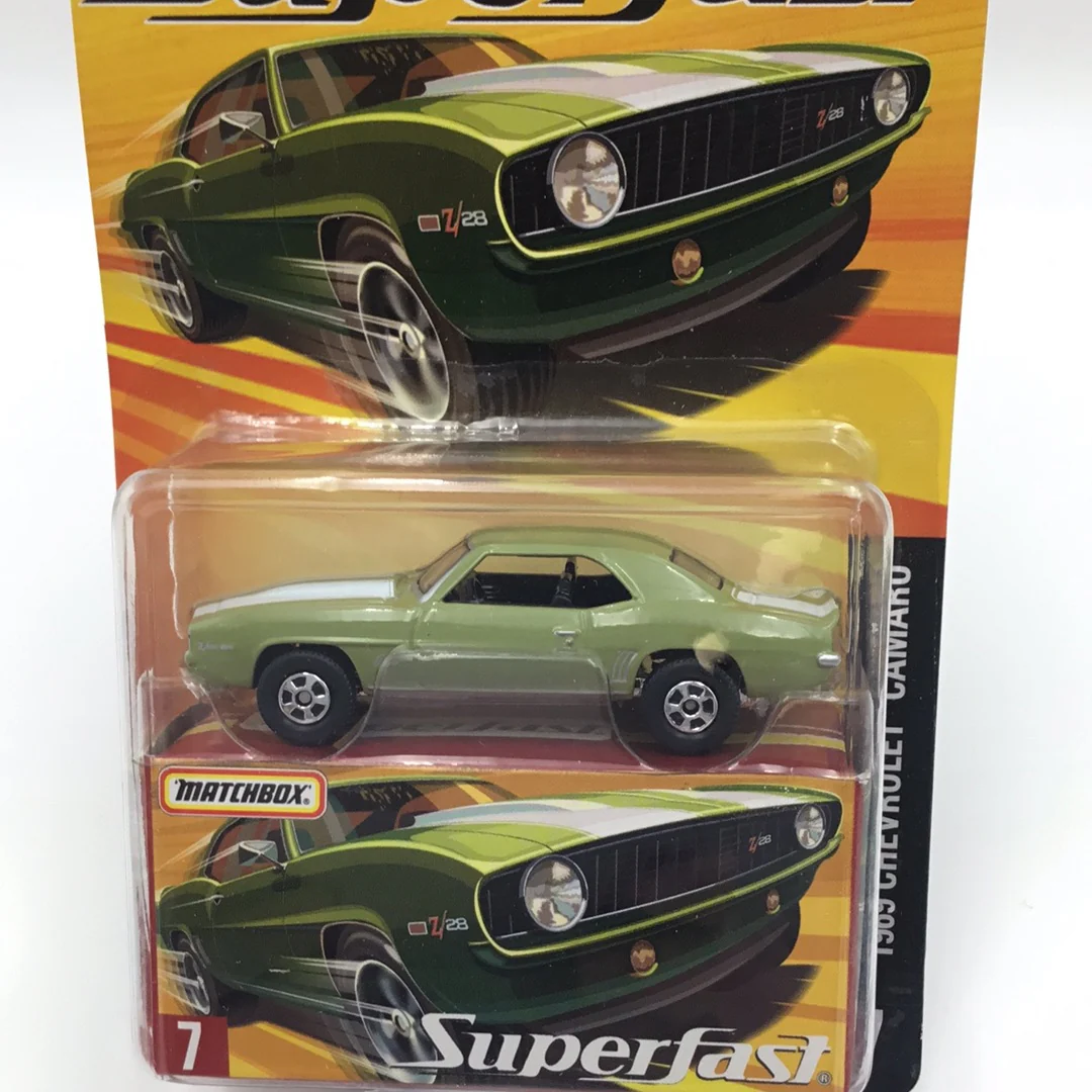 Matchbox Superfast #7 1969 Chevrolet Camaro SS 396 green limited to 15,500 (R1) - Image 2