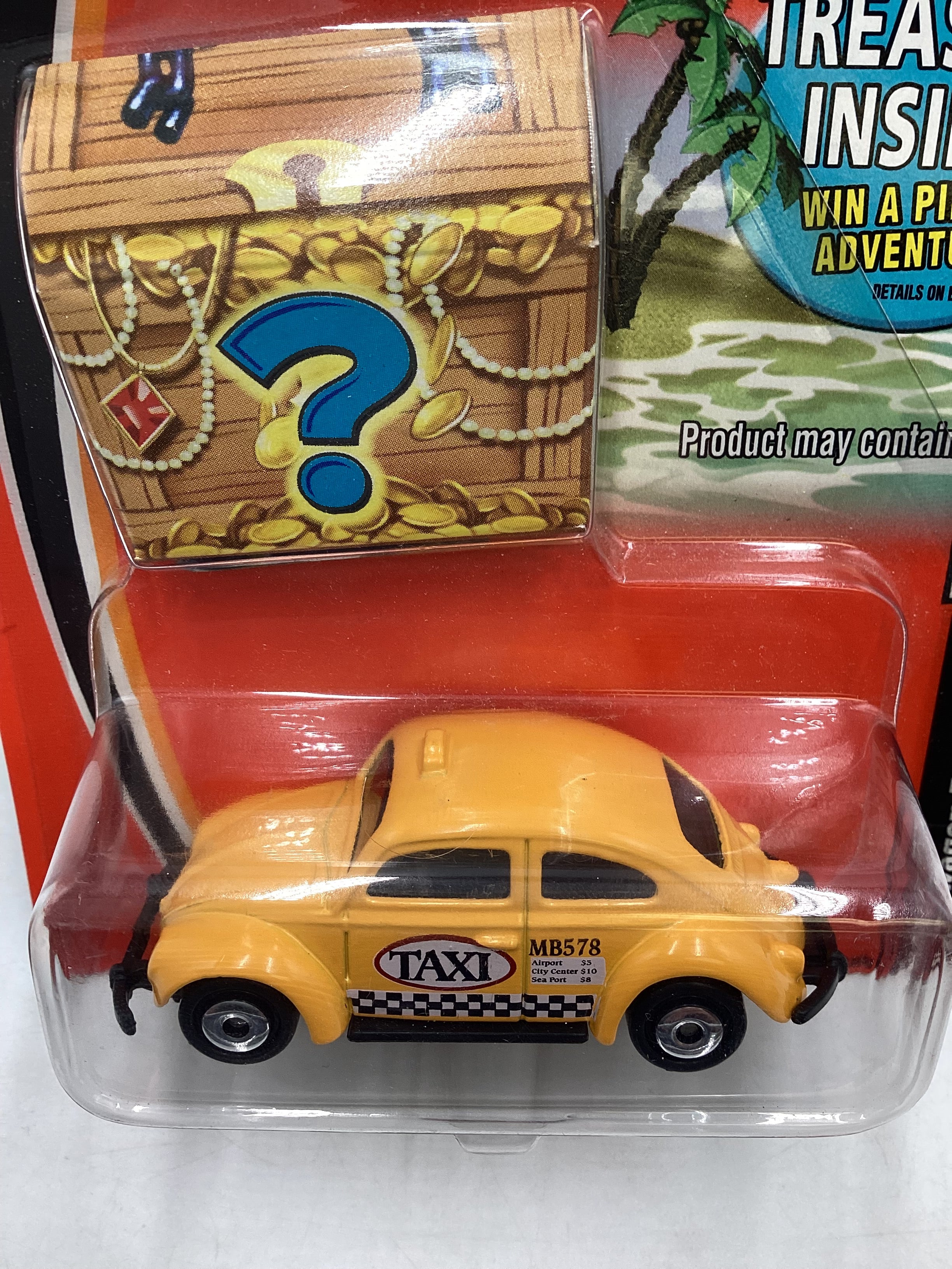 Matchbox Treasure Inside #41 Volkswagen Beetle Taxi 206C - Image 6