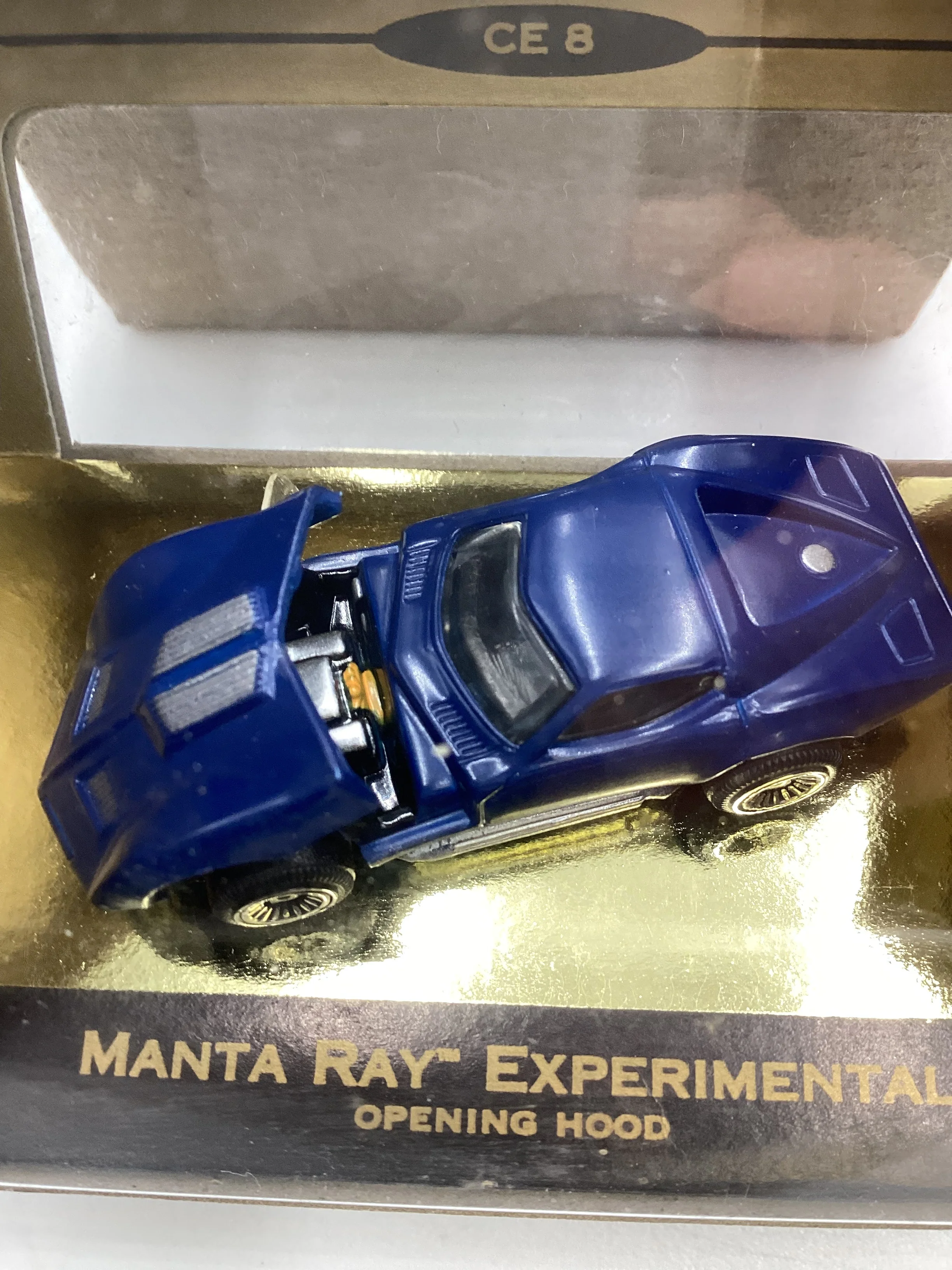 Micro Machines Collectors Edition Corvette Series 1 Manta Ray Experimental Blue 1/20000 SR CE 8 - Image 5