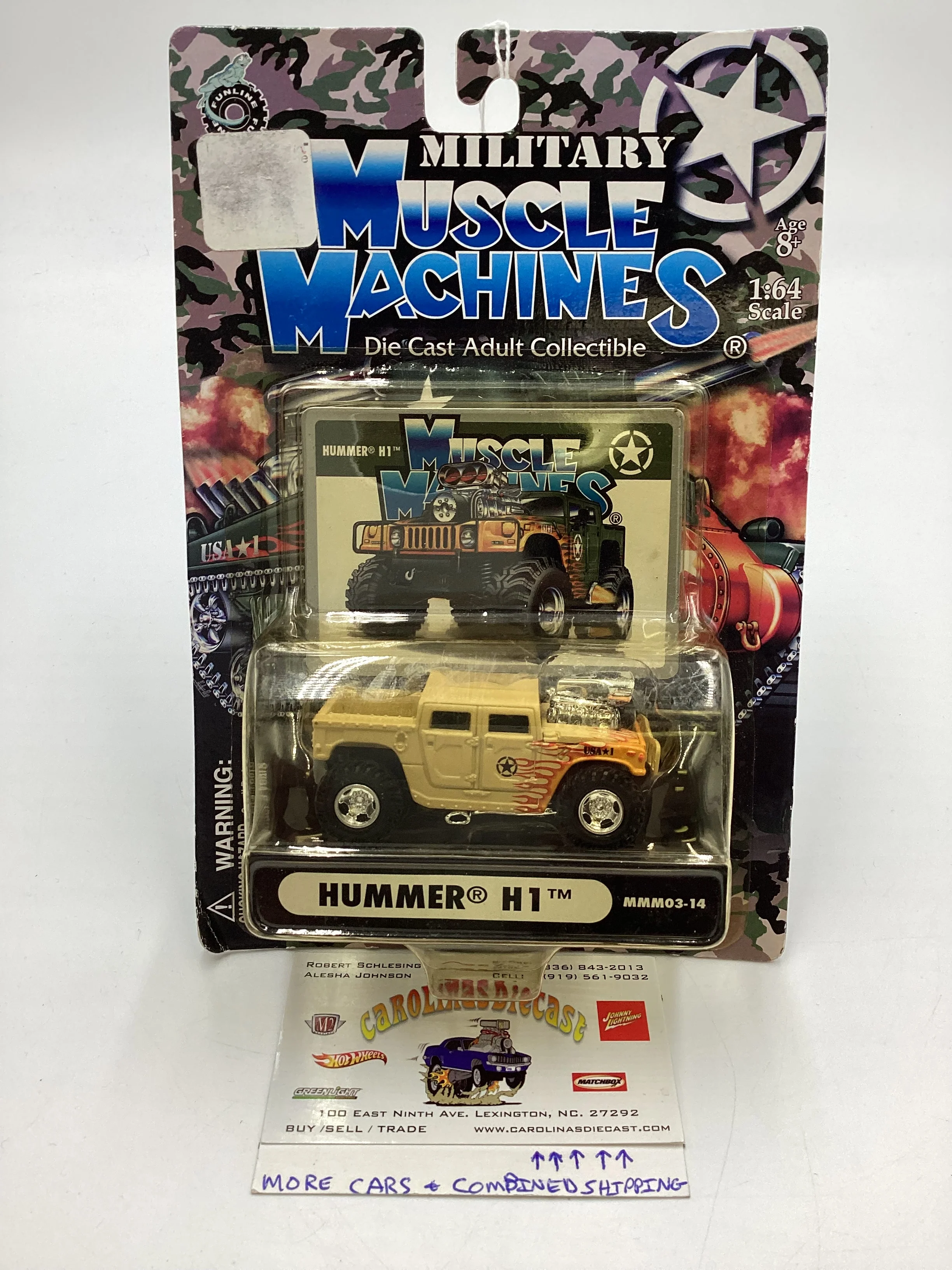 Military Muscle Machines MMM03-14 Hummer H1 Tan (SR)