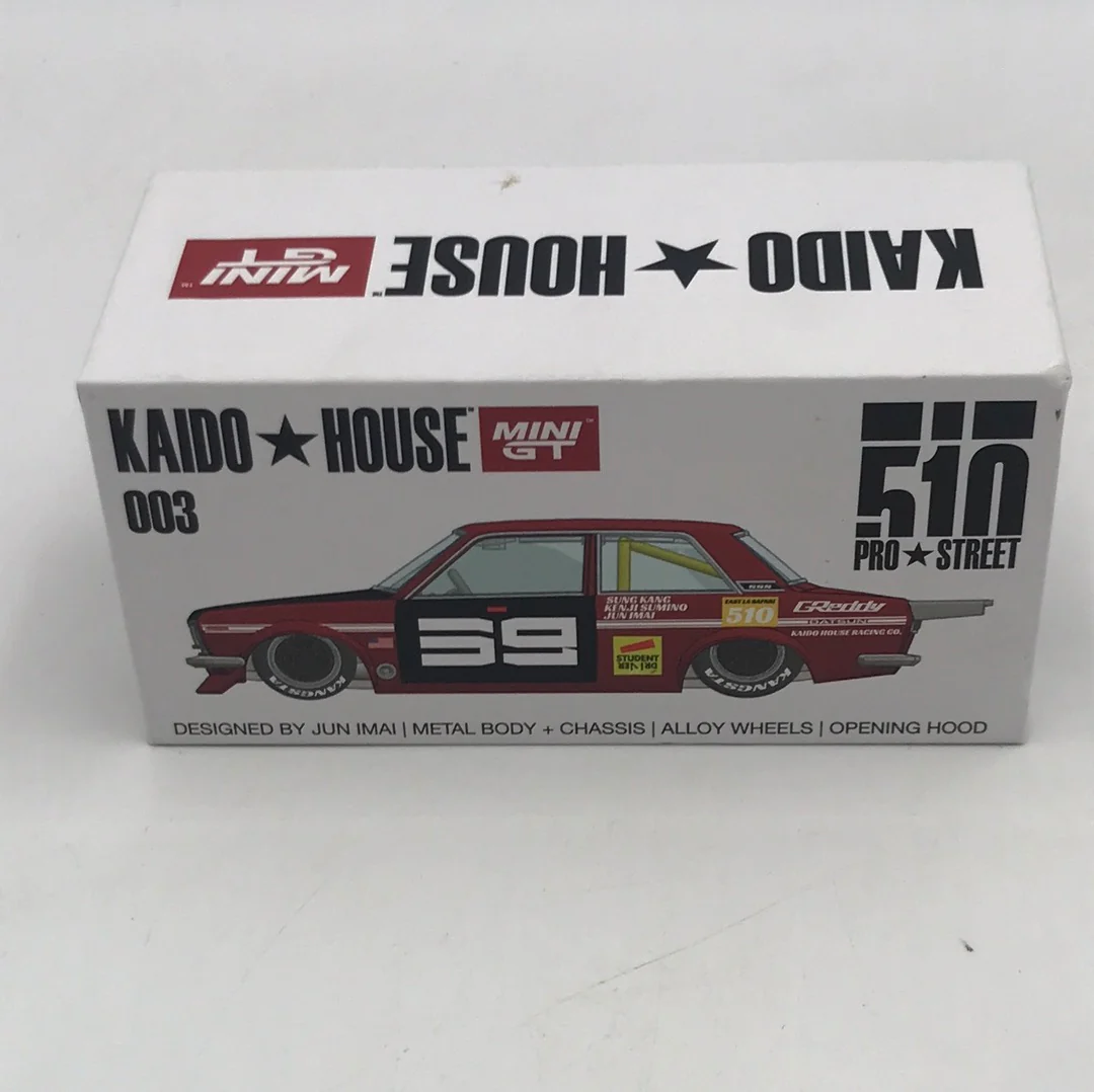 Mini GT Kaido House 1:64 510 Pro Street red #3 CHASE - Image 10