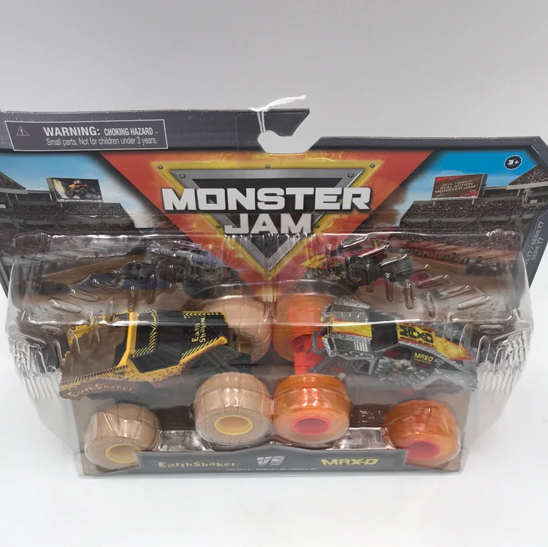 monster jam series 17 2 pack Earthshaker Vs. Max-D 130I - Image 4