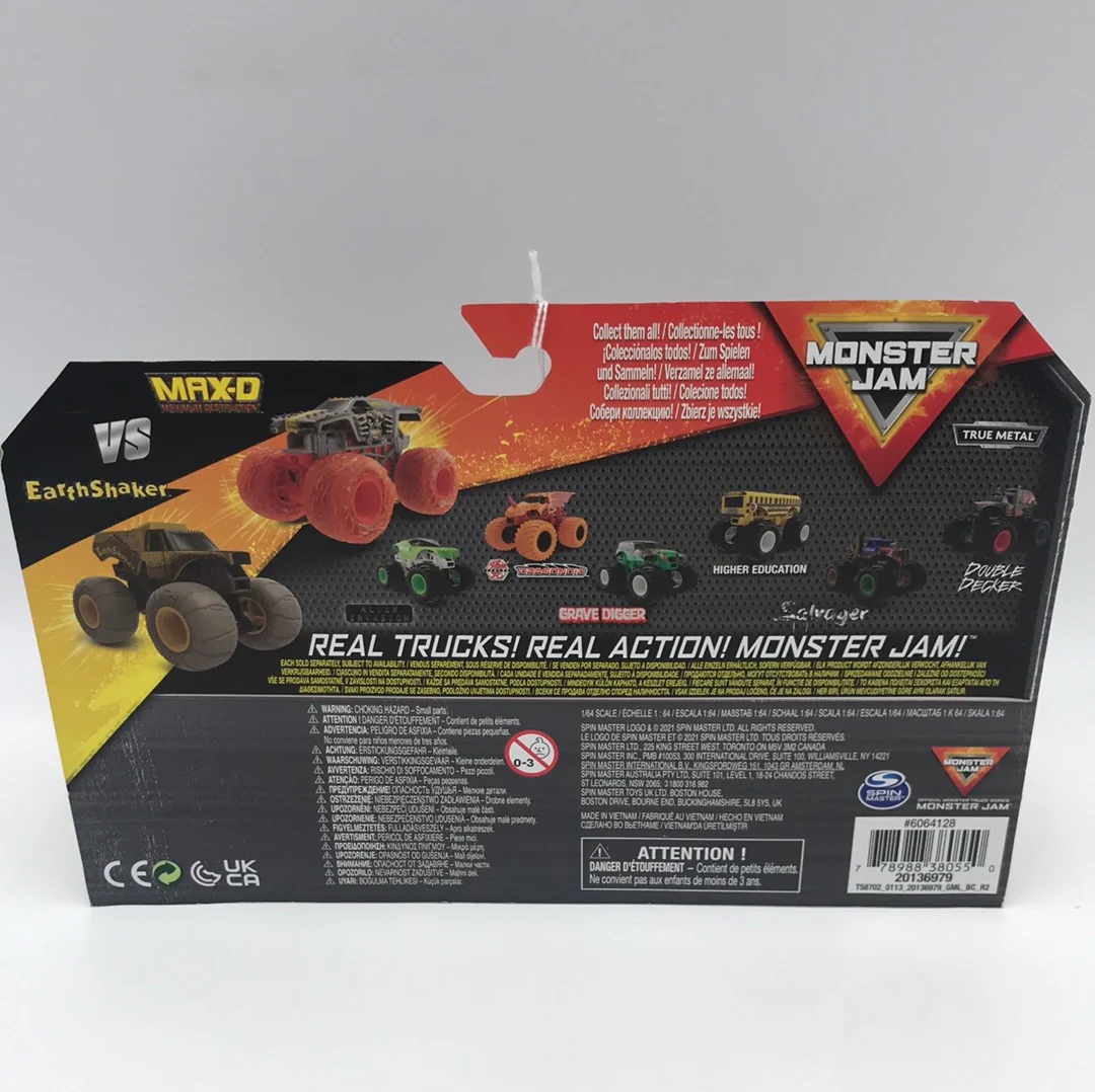 monster jam series 17 2 pack Earthshaker Vs. Max-D 130I - Image 5