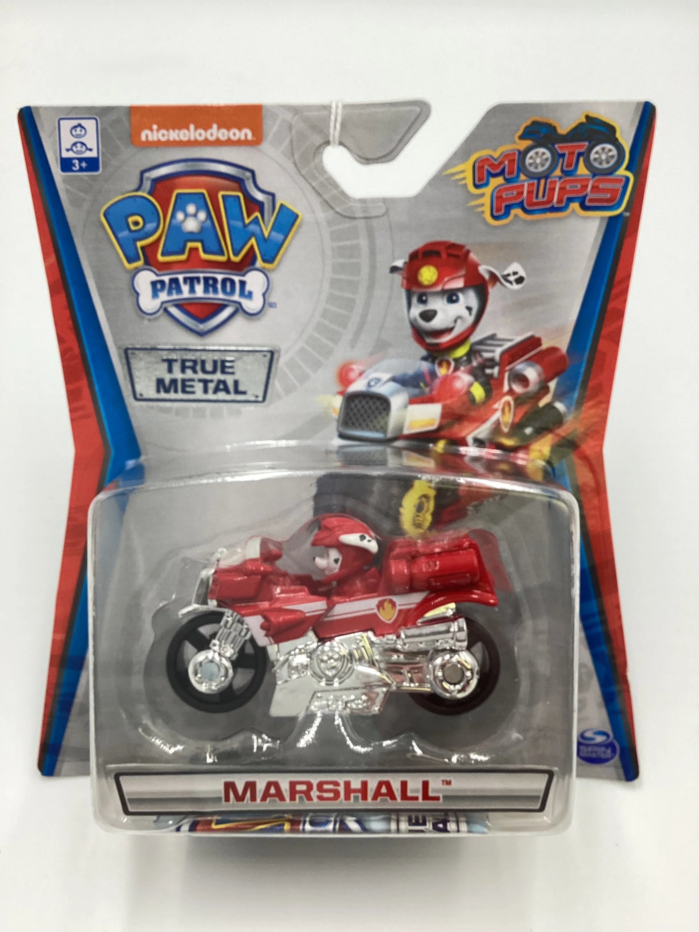 Nickelodeon Paw Patrol Moto Pups Marshall Chrome Engine True Metal Rare VHTF - Image 2