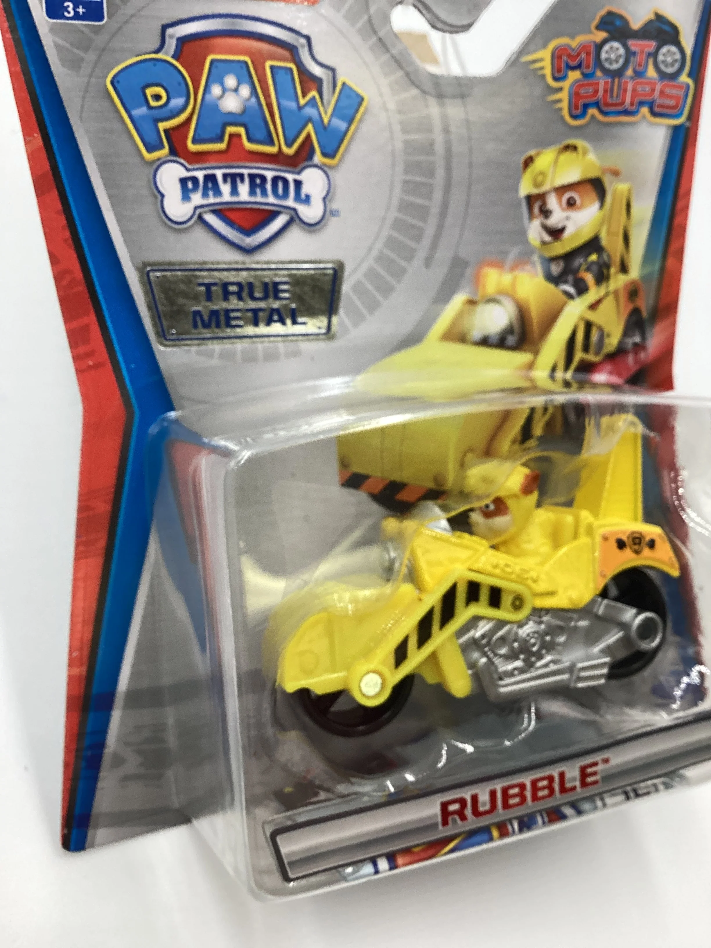 Nickelodeon Paw Patrol Moto Pups Rubble True Metal Rare 114A - Image 5