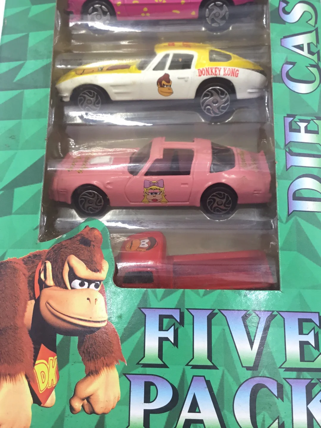 Racing Champions 5 Pack Donkey Kong Country Nintendo htf - Image 5