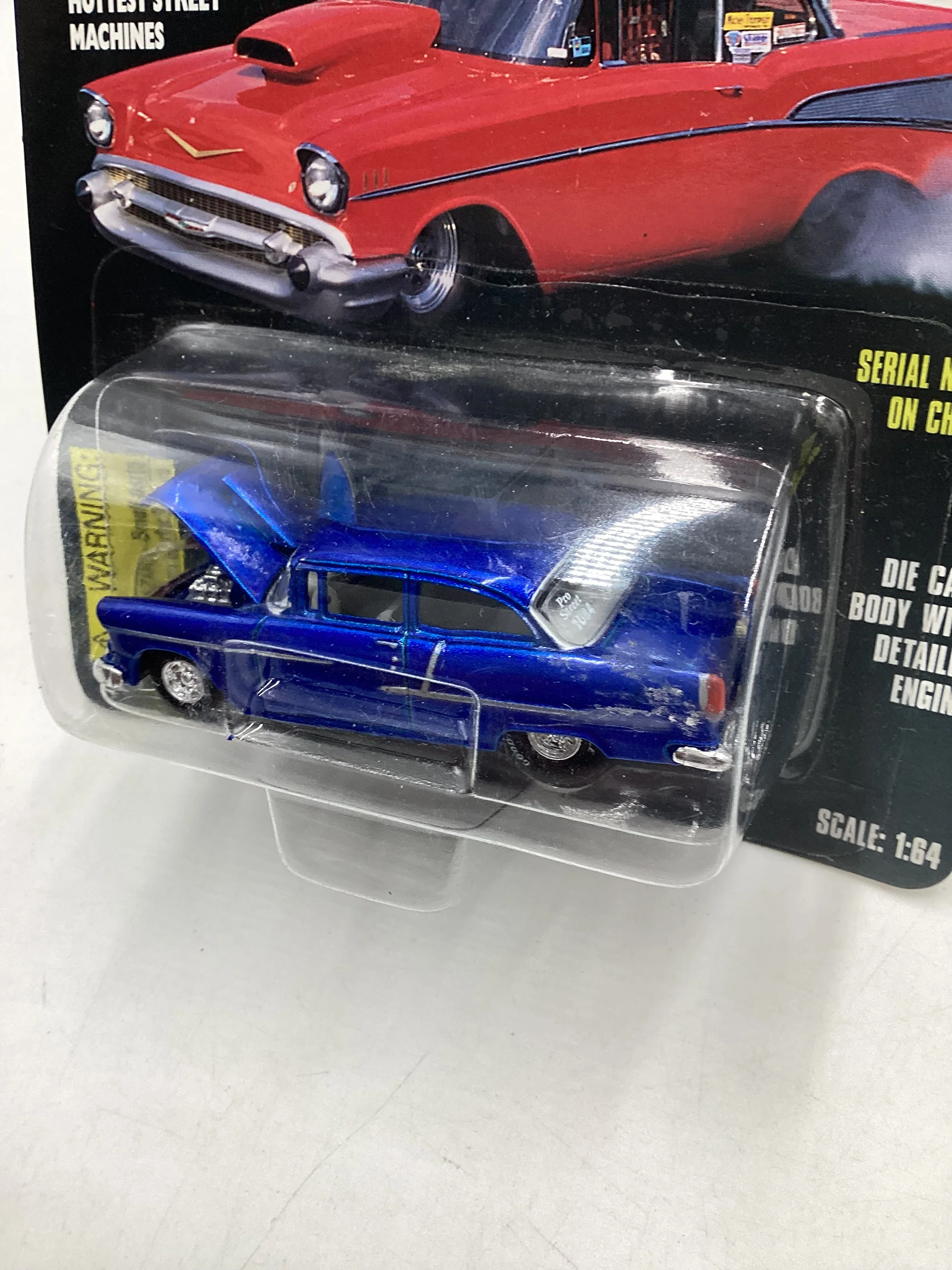Racing Champions Hot Rod Magazine BWG Exclusive 55 Chevy Bel Air 214G - Image 4
