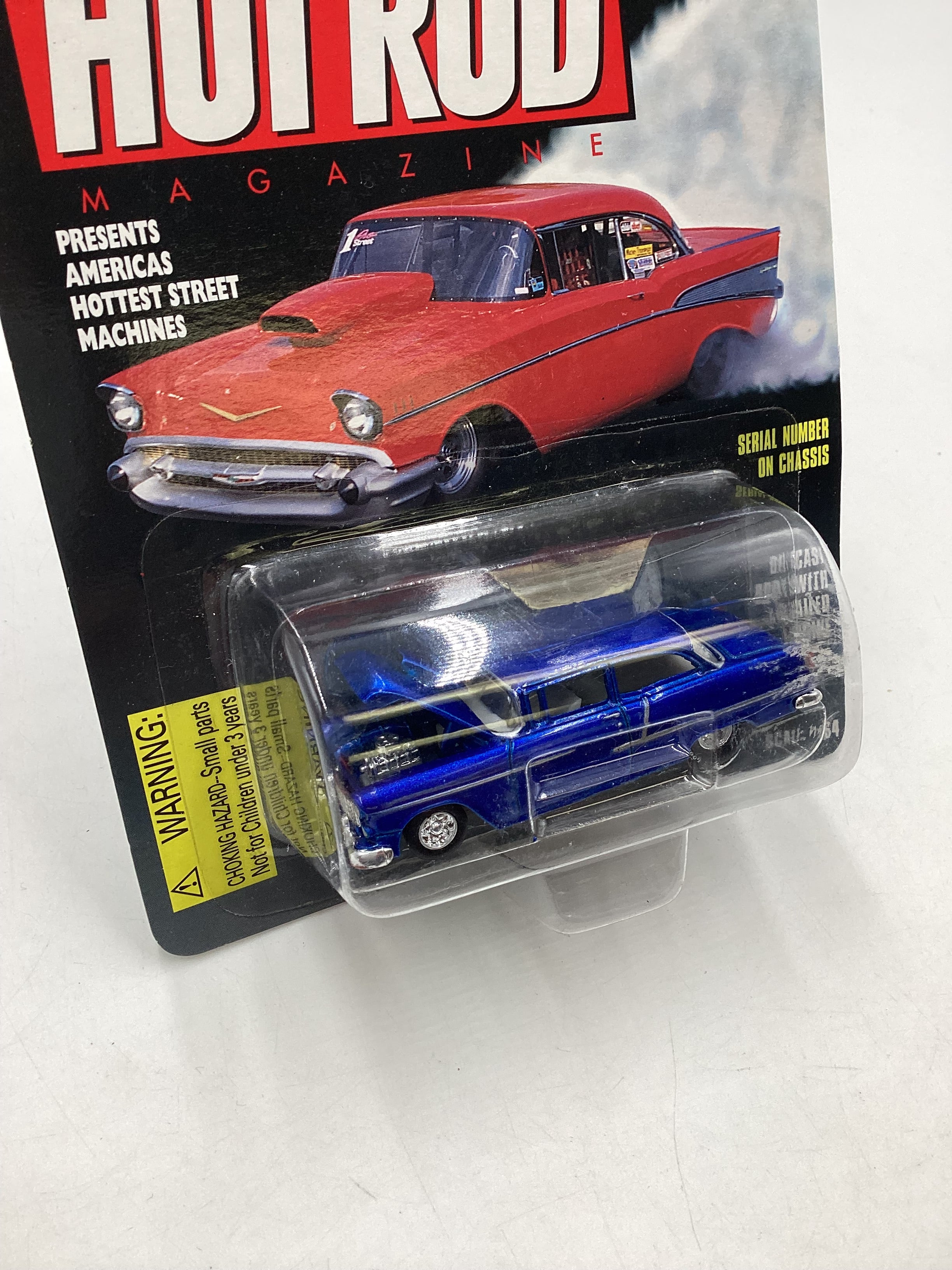 Racing Champions Hot Rod Magazine BWG Exclusive 55 Chevy Bel Air 214G - Image 5