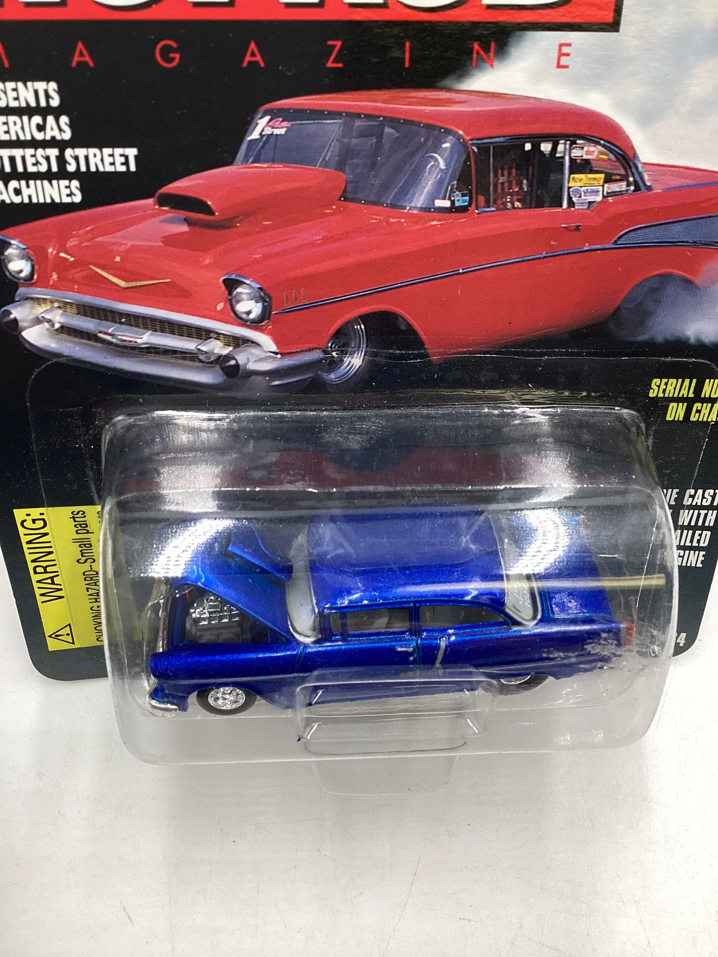 Racing Champions Hot Rod Magazine BWG Exclusive 55 Chevy Bel Air 214G - Image 6