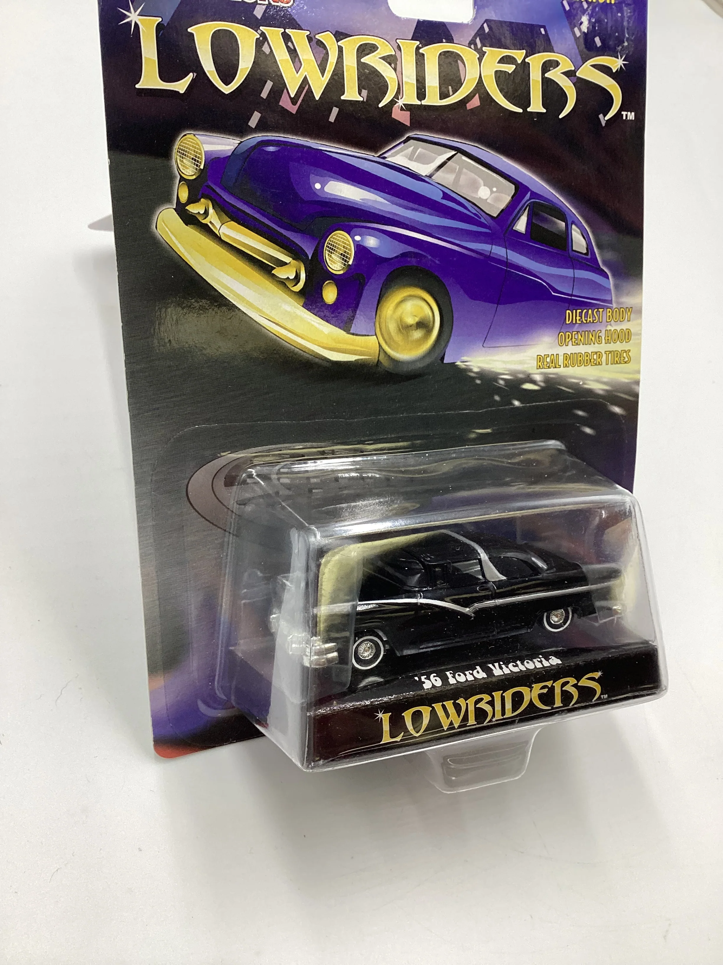 Racing Champions Lowriders 56 Ford Victoria HTF Black Version - Image 5