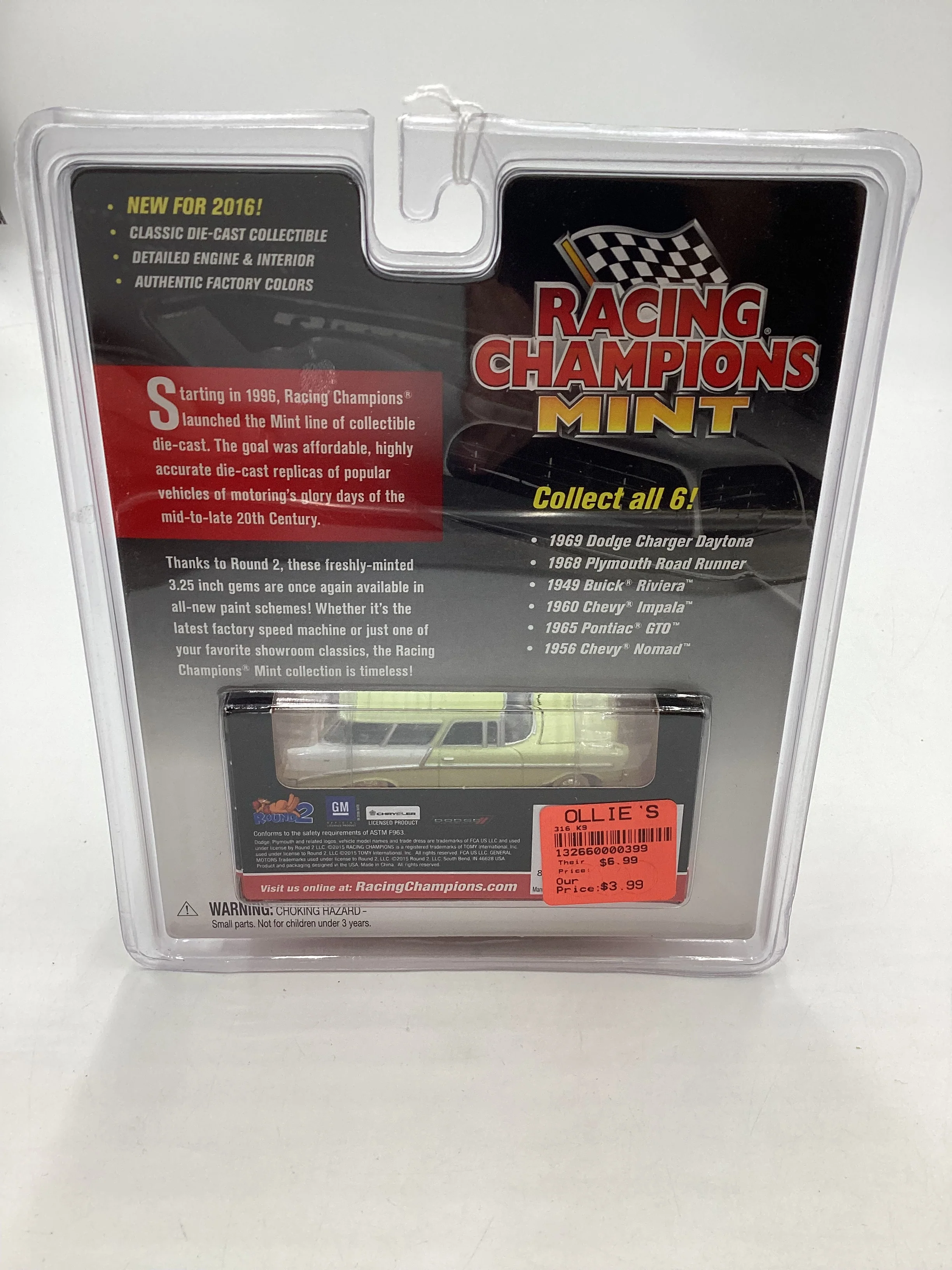 Racing Champions Mint 1956 Chevy Nomad 184i - Image 7