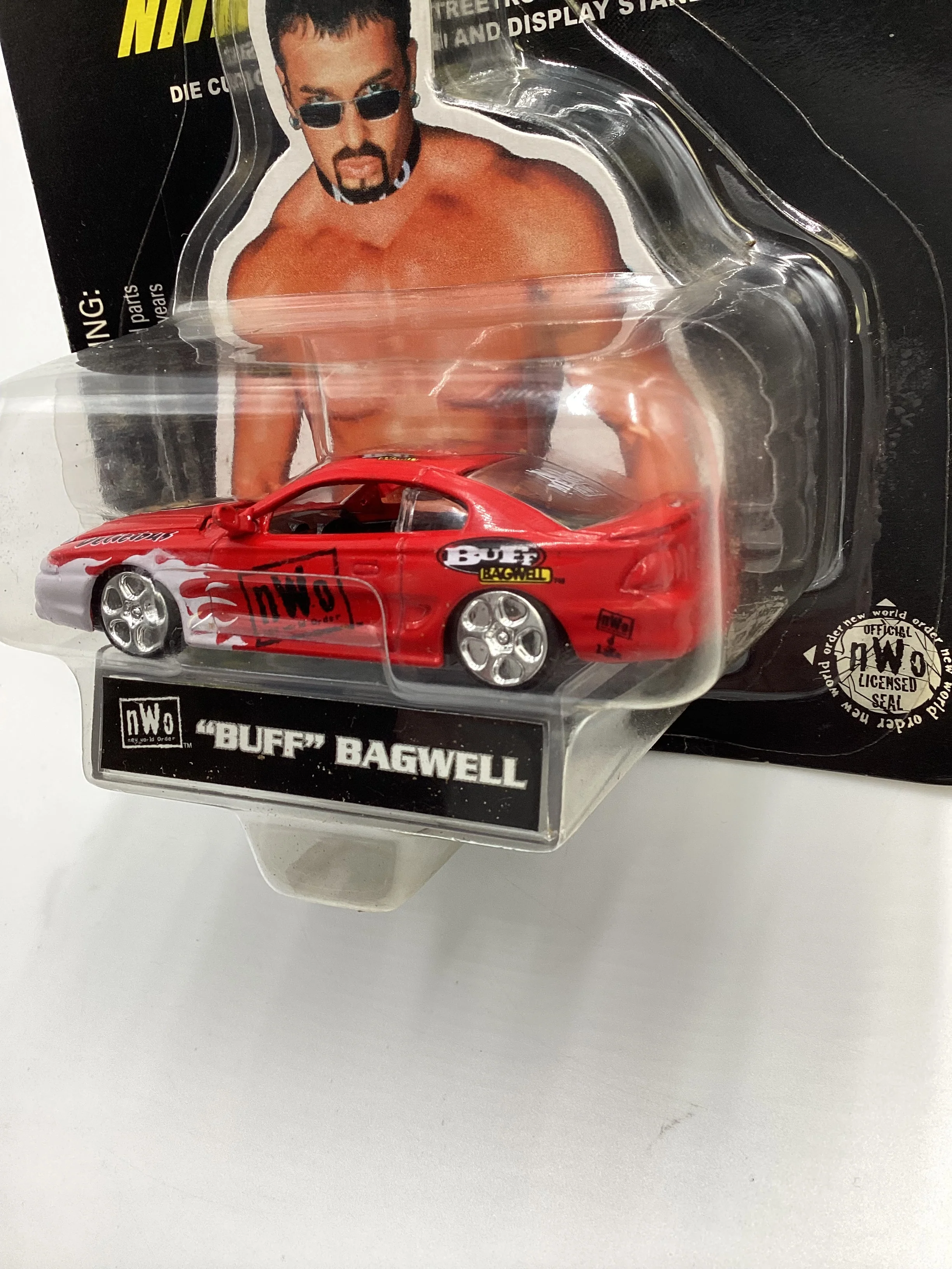 Racing Champions NWO Nitro Streetrods Buff Bagwell 97 Ford Mustang Red SR - Image 4