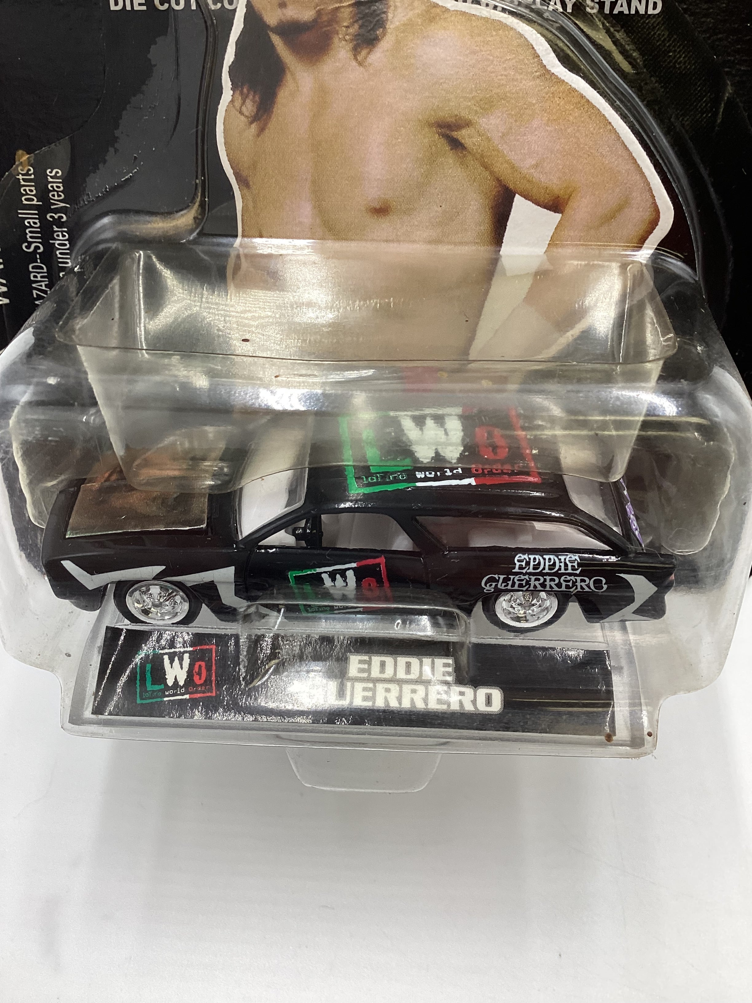 Racing Champions LWO Nitro Streetrods Eddie Guerrero Camaromad Black *Bad Card* SR - Image 3