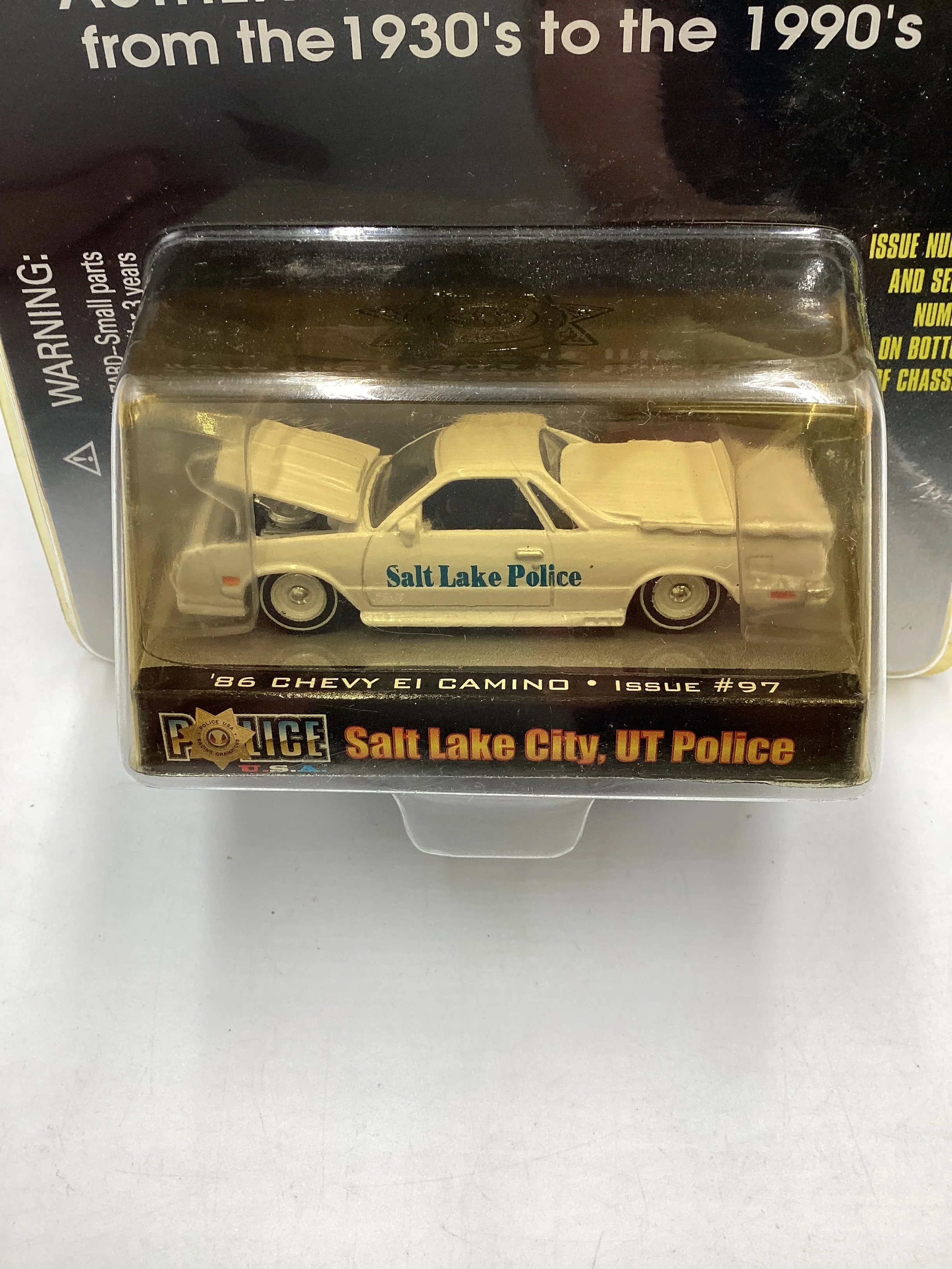 Racing Champions Police USA 86 Chevy El Camino 216H - Image 3