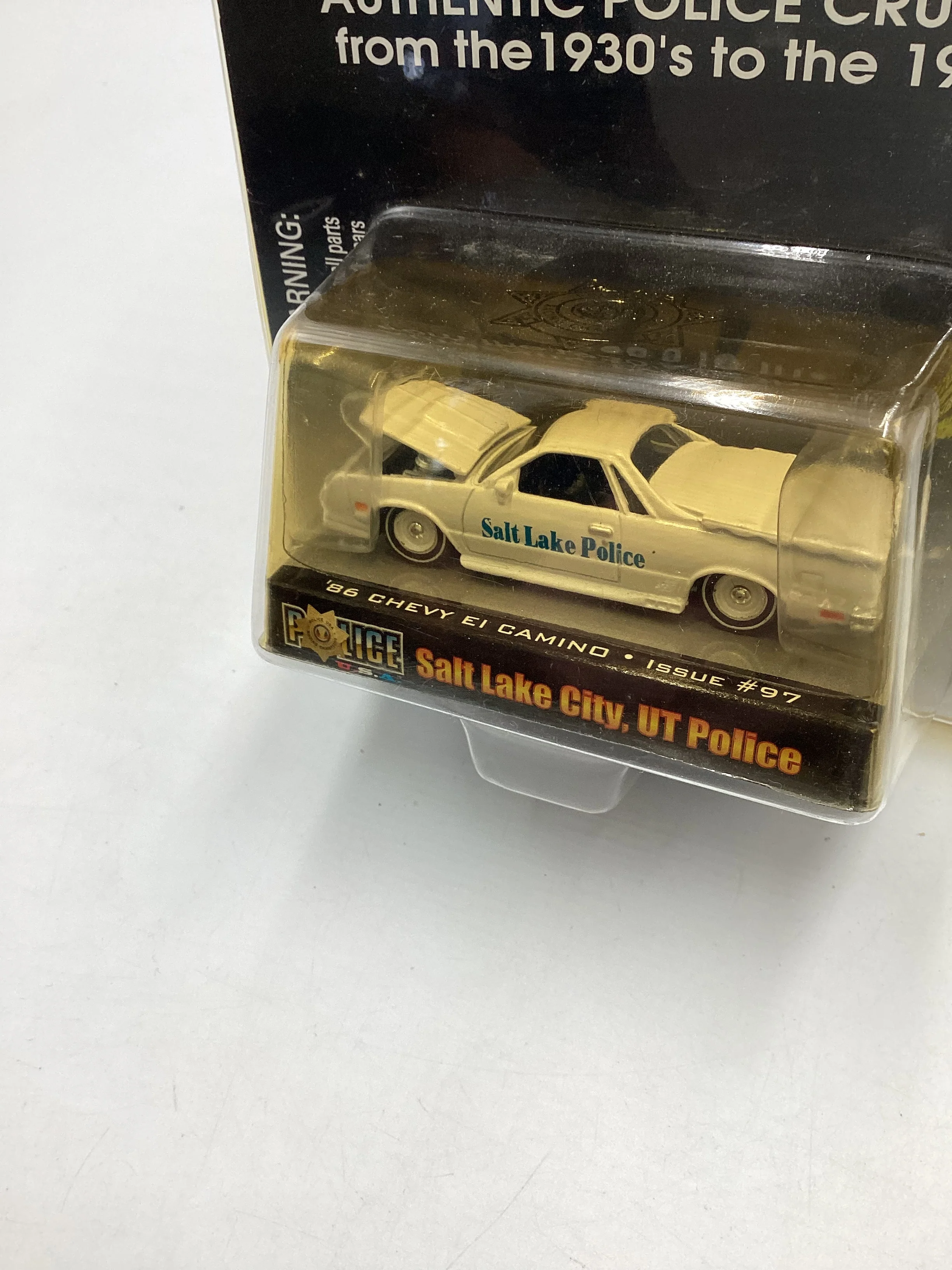 Racing Champions Police USA 86 Chevy El Camino 216H - Image 4