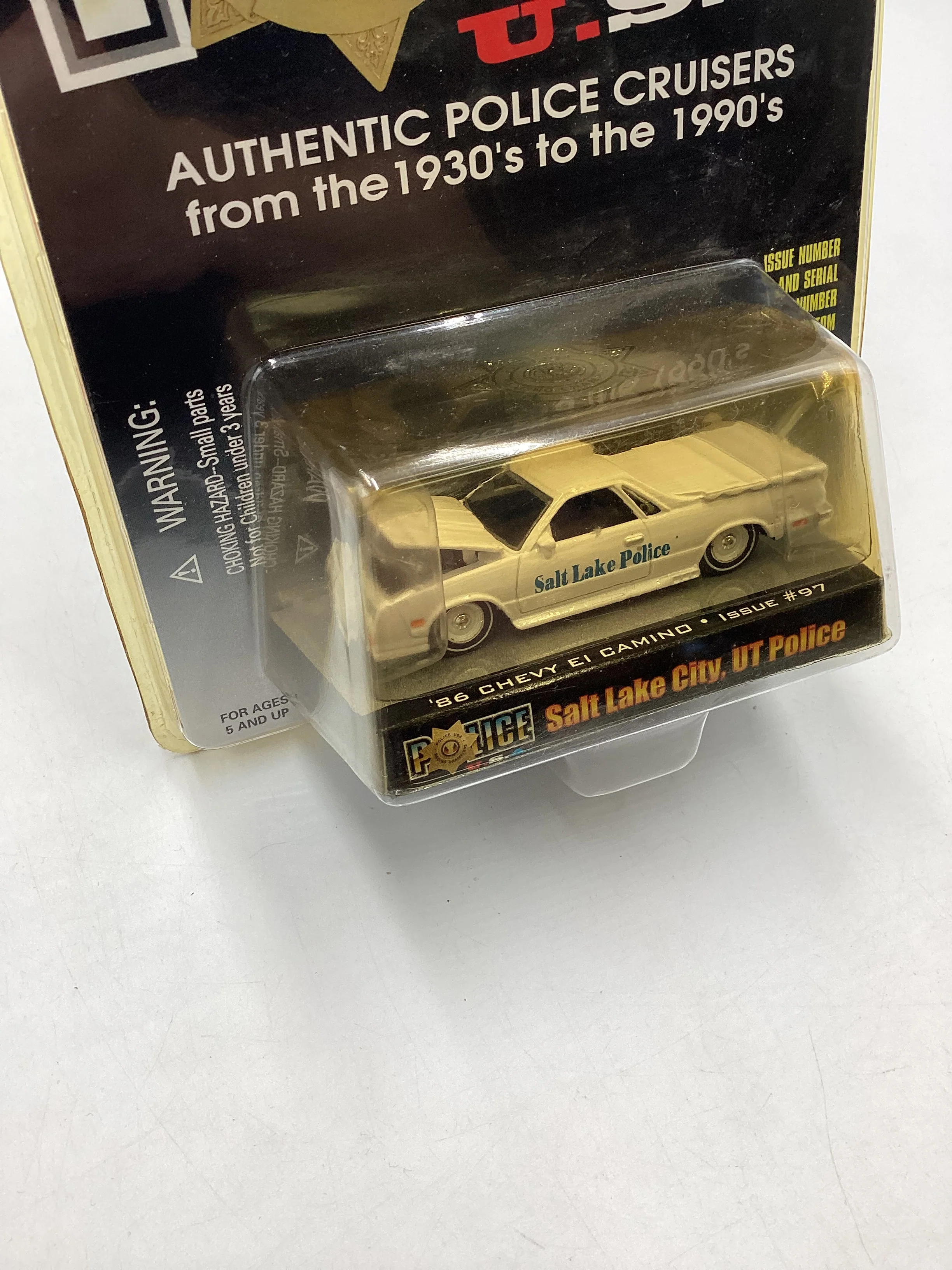Racing Champions Police USA 86 Chevy El Camino 216H - Image 5