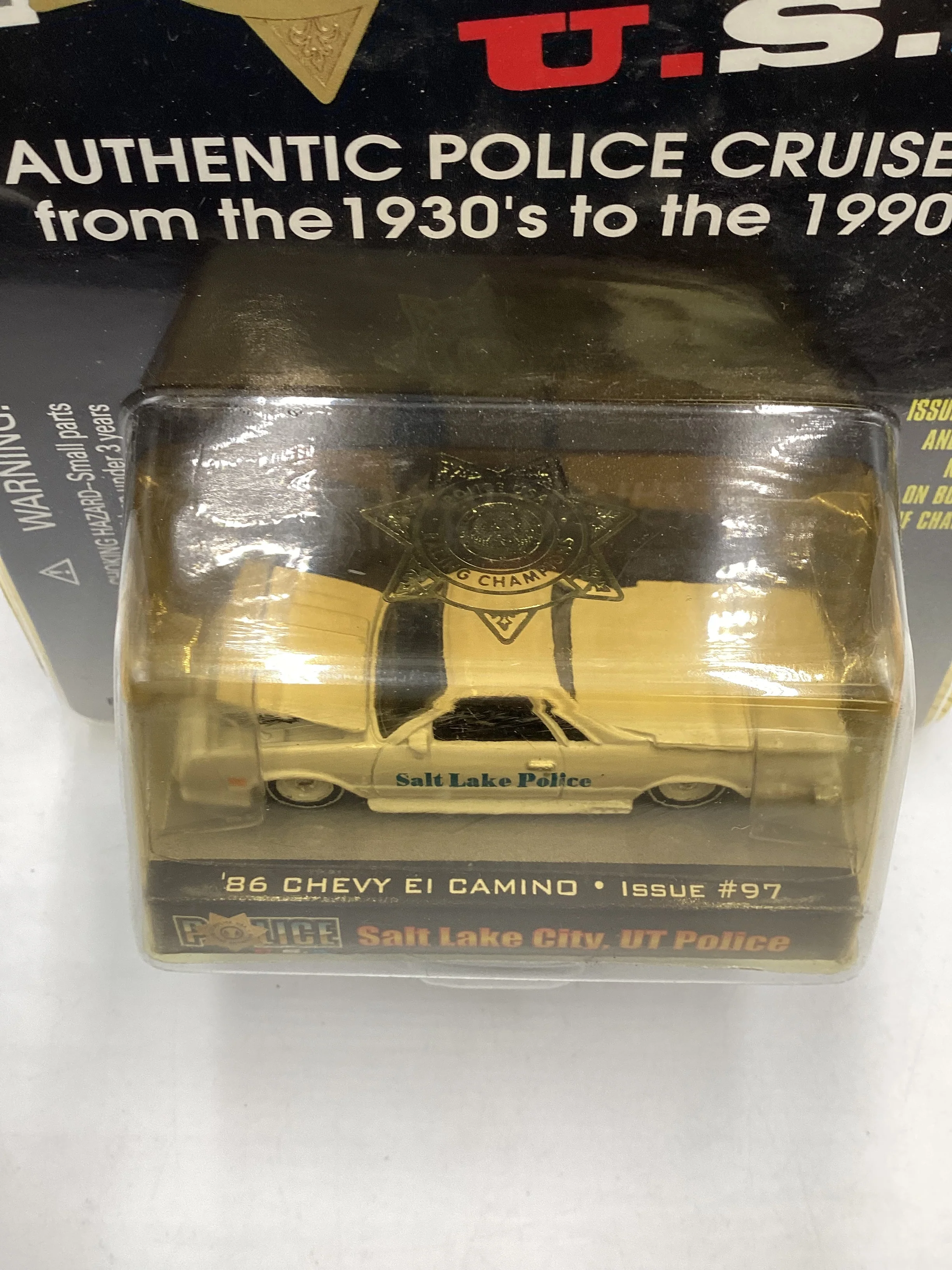 Racing Champions Police USA 86 Chevy El Camino 216H - Image 6