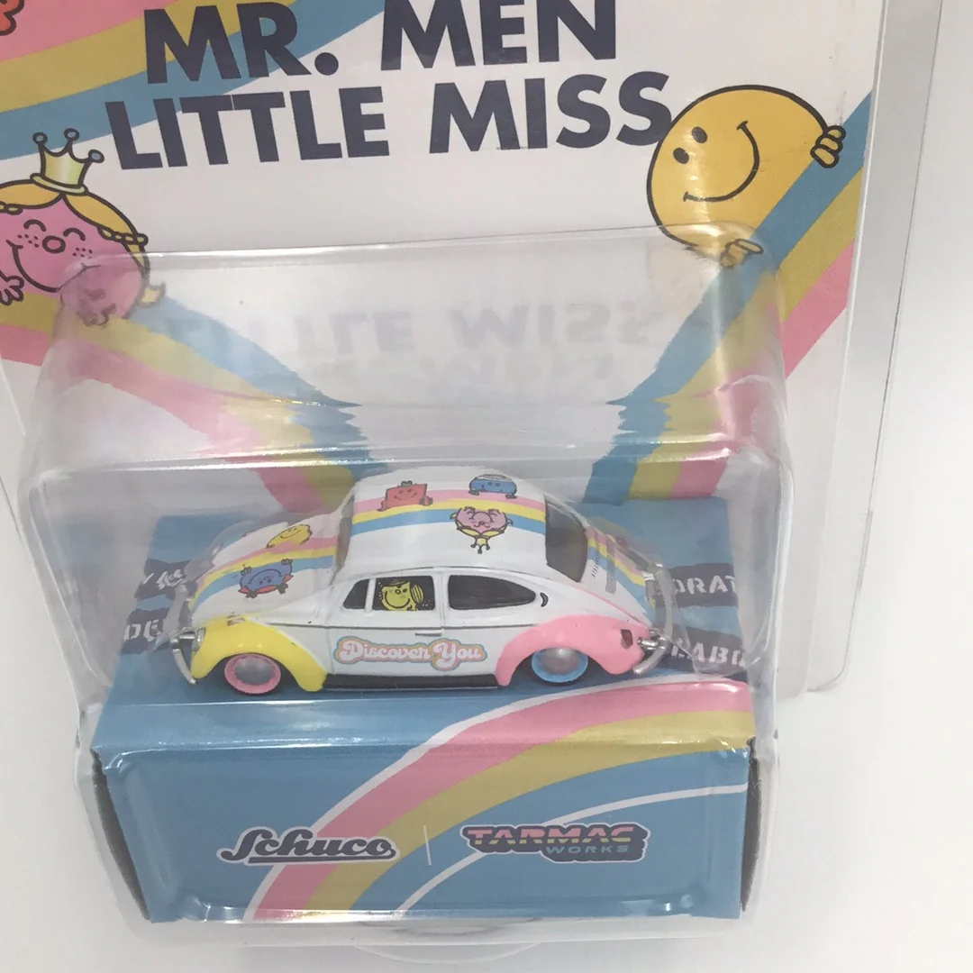 Tarmac Works 1:64 Mr. Men Little Miss Collab64 Collaboration Model VW Bug New #6 - Image 3