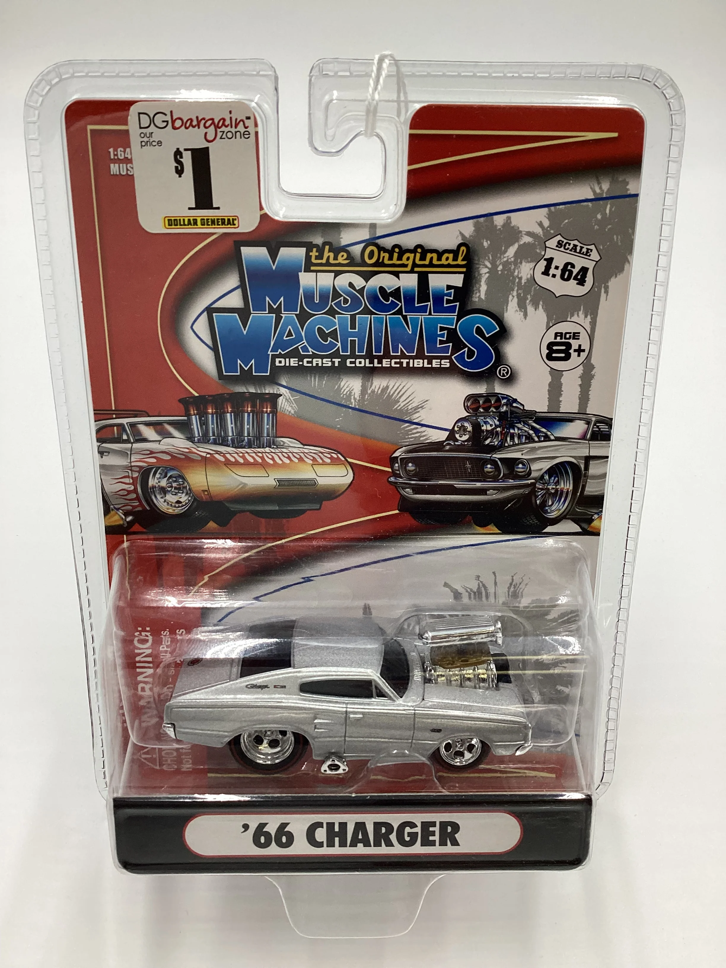 The Original Muscle Machines 66 Charger 426 Hemi Silver - Image 2