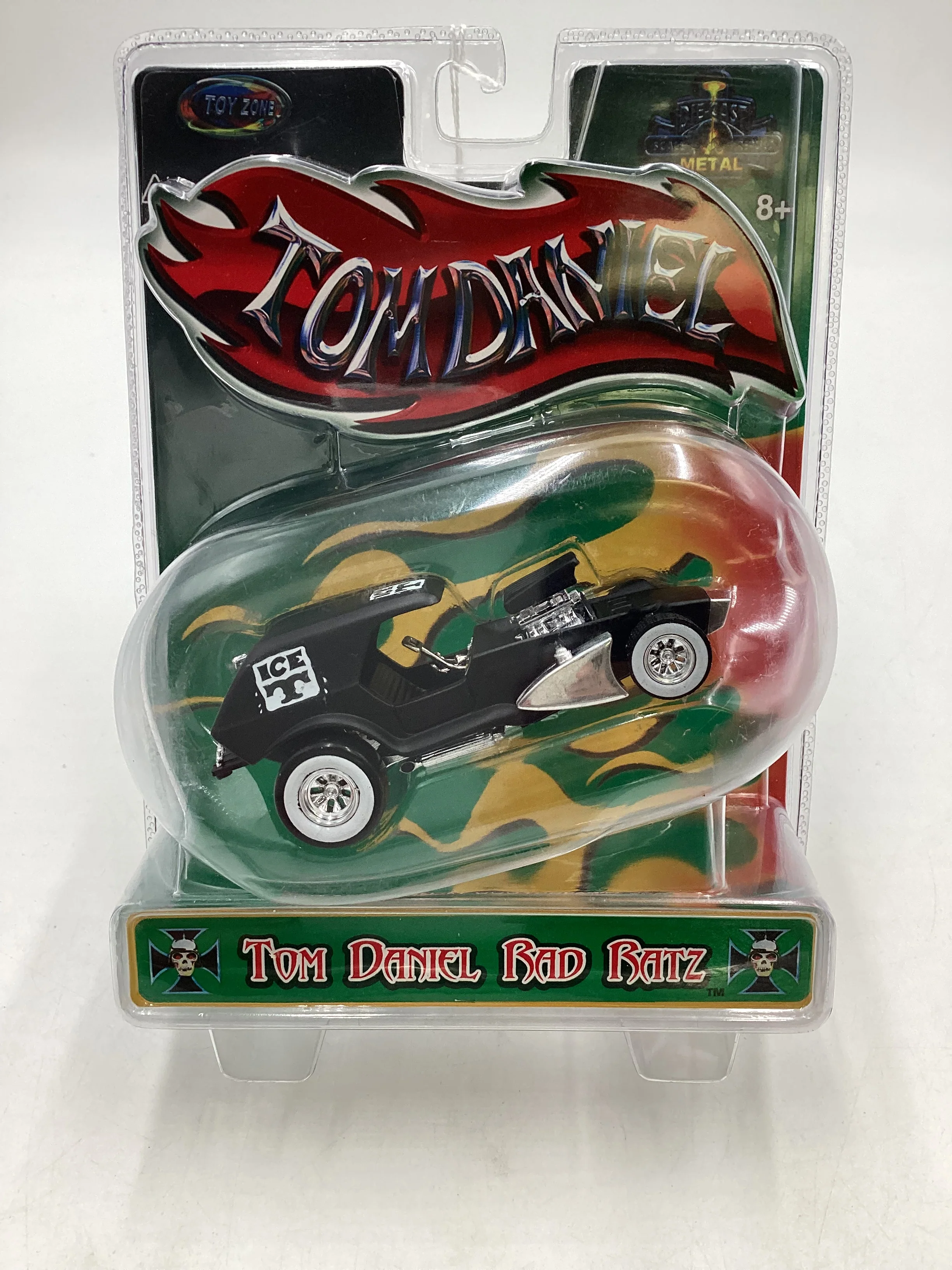 Toy Zone Tom Daniel Rad Ratz Ice T Matte Black 1/43 Scale - Image 2